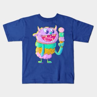 Ice Cream Monster Kids T-Shirt